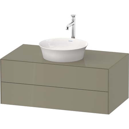Duravit White Tulip Vanity Unit For Console, 39 3/8 X21 5/8 , Number Of Drawers: 2 WT49860H2H2